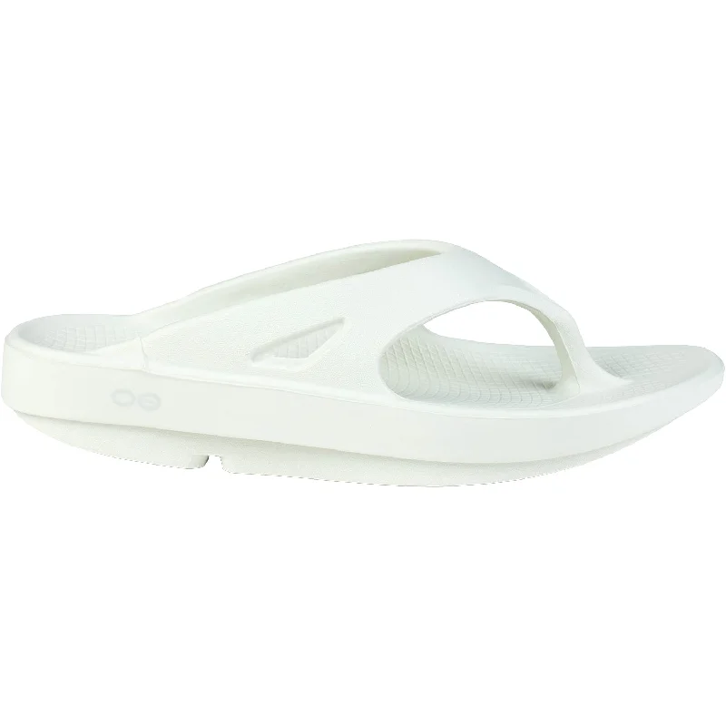 Men's sandals with a buckle closureWomen's OOFOS OOriginal Cosmic Gray Synthetic