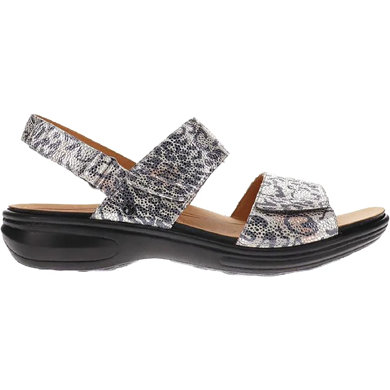 Men's sandals with a padded heelWomen's Revere Como Silver Safari Leather