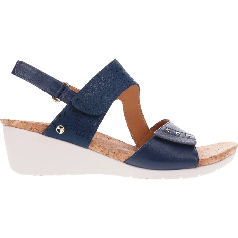 Men's sandals with a shock - absorbing insoleWomen's Revere Grenada Blue French Leather