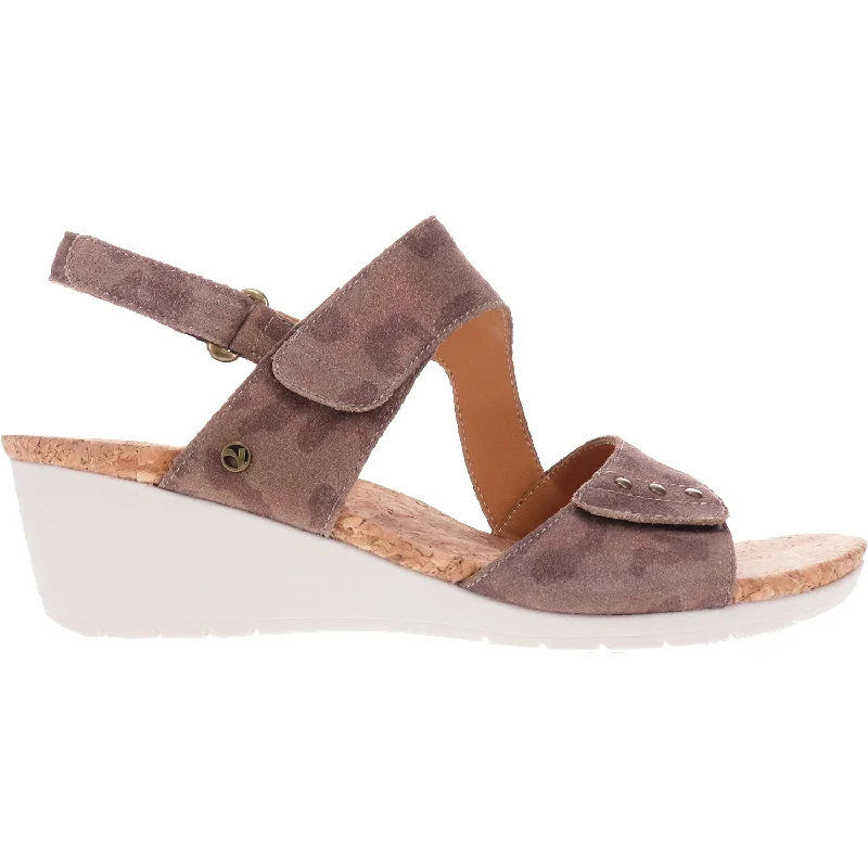 Men's sandals with a padded heelWomen's Revere Grenada Cognac Camo Leather