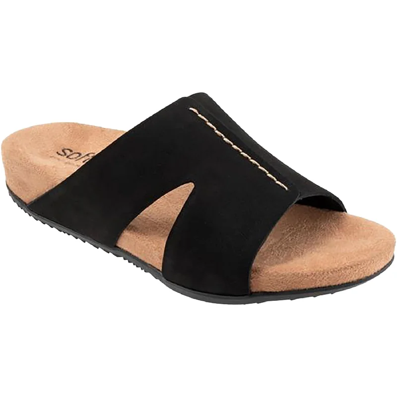 Waterproof men's sandals for water activitiesWomen's Soft Walk Beverly Black Nubuck