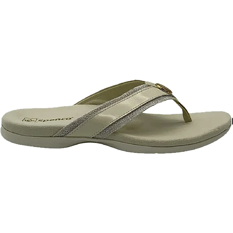 Men's sandals with a buckle closureWomen's Spenco Sutton Flip Birch Leather