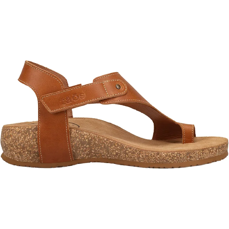 Waterproof men's sandals for water activitiesWomen's Taos Fame Tan Leather