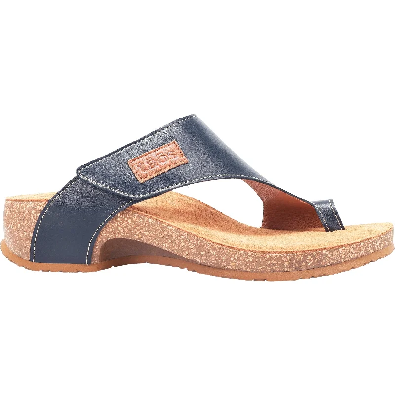 Men's sandals with a leather lining for comfortWomen's Taos Loop Navy Leather