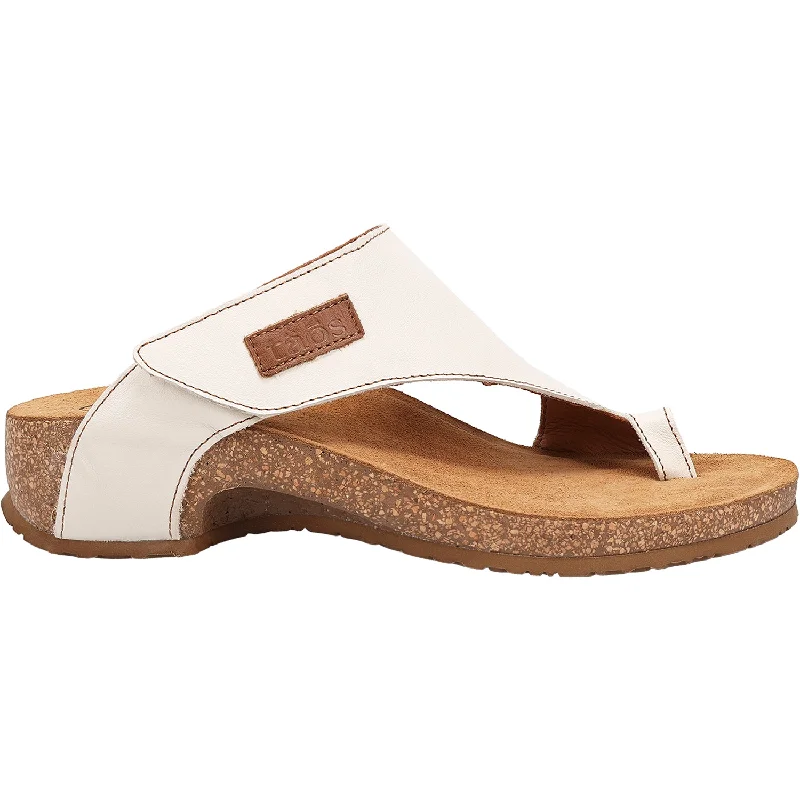 Men's sandals in a neutral color like black or brownWomen's Taos Loop Off White Leather