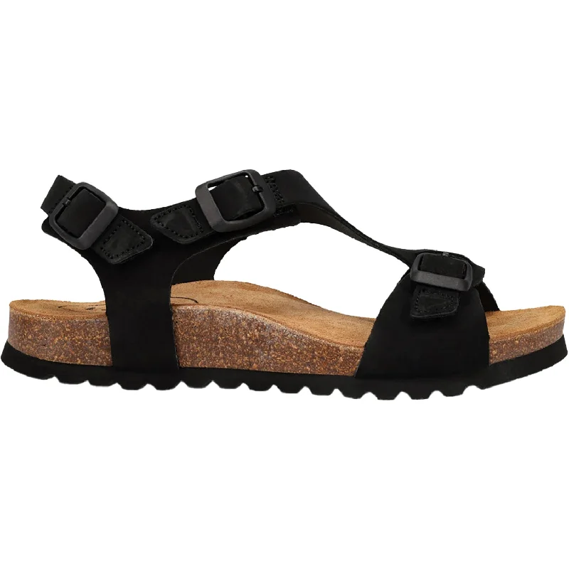 Men's sandals with a durable outer soleWomen's Taos MVP Black Suede