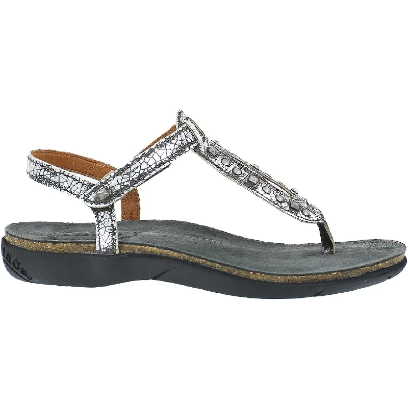 Men's sandals with a rubber sole for tractionWomen's Taos Trance Pewter Leather
