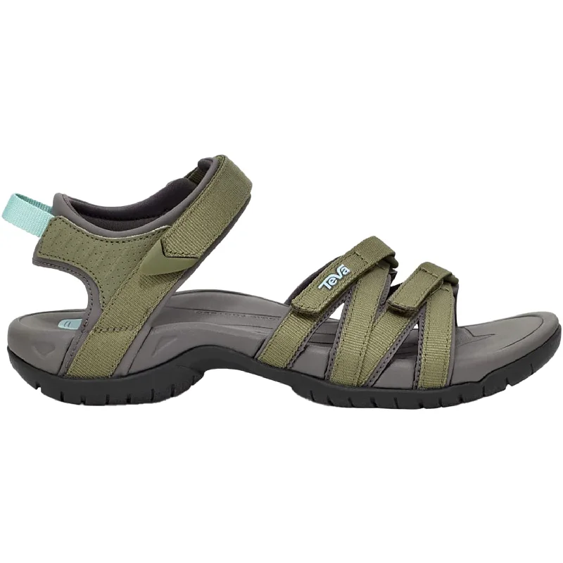Men's sandals with a stretchy strap for a better fitWomen's Teva Tirra Burnt Olive Synthetic