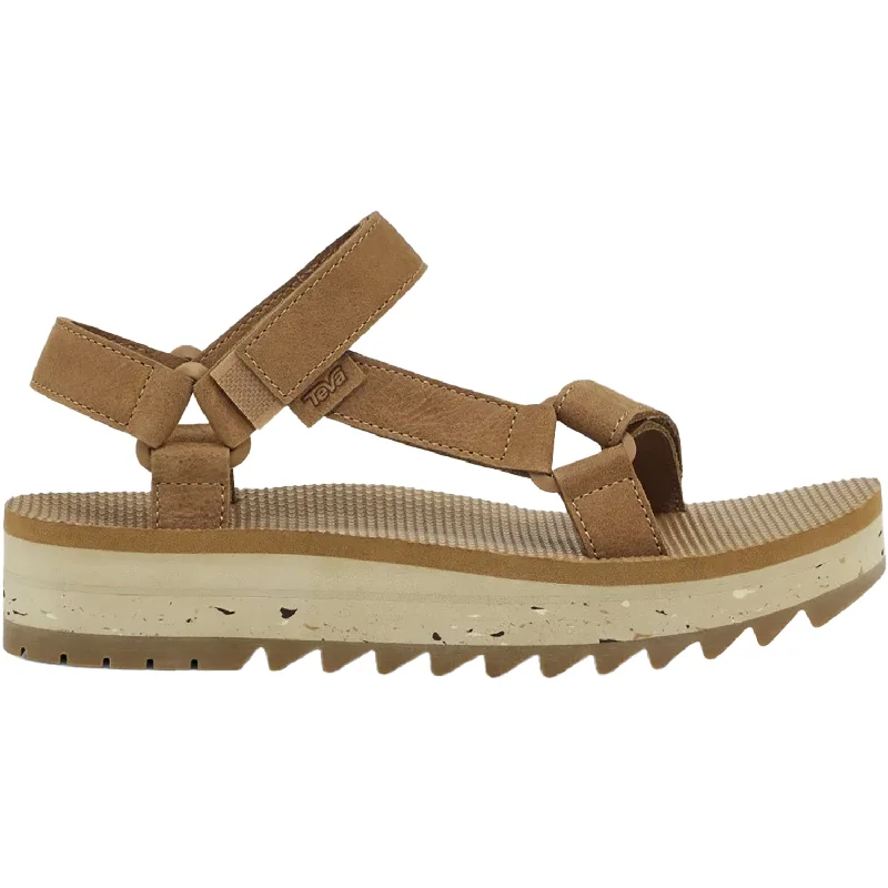 Men's sandals with a buckle closureWomen's Teva Universal Ceres Honey Brown Leather