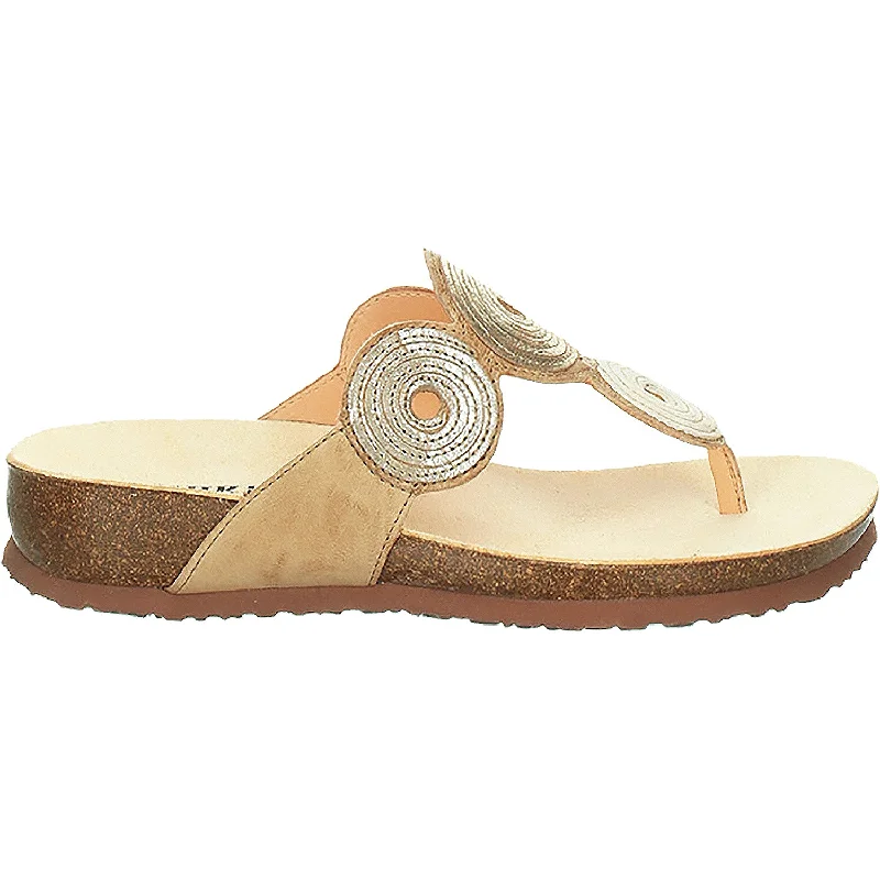 Men's sandals with a rubber sole for tractionWomen's Think Julia 372 Ivory/Kombi Leather