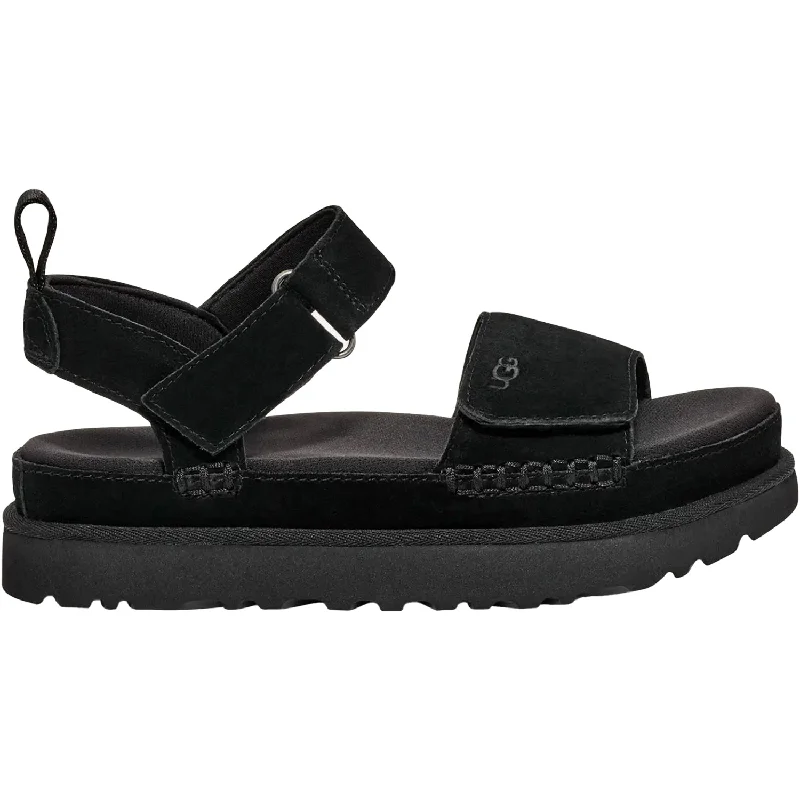 Flip - flop style men's sandals for beach wearWomen's UGG Goldenstar Black Suede