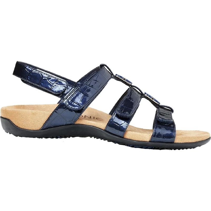 Men's sandals with a pointed toe for a stylish lookWomen's Vionic Amber Navy Synthetic