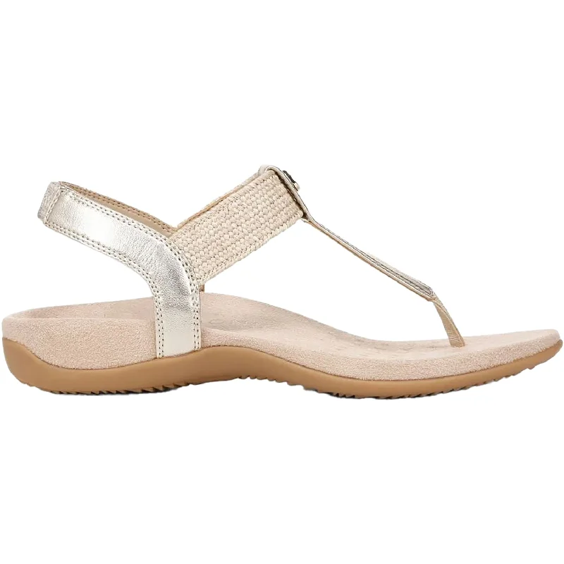Men's sandals with a padded heelWomen's Vionic Brea Gold Leather