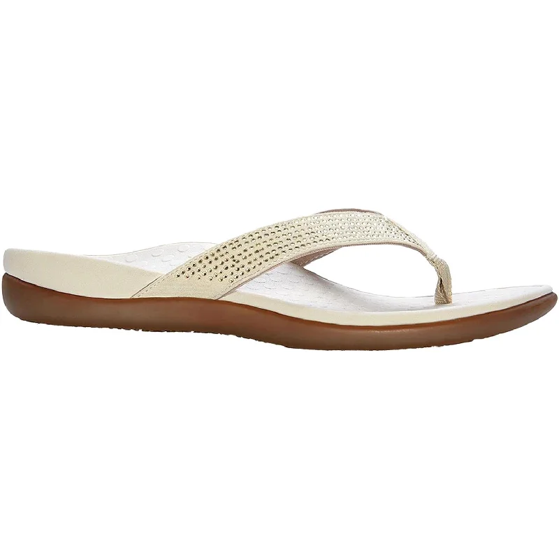 Men's sandals with a padded heelWomen's Vionic Tide Rhinestones Champagne Suede