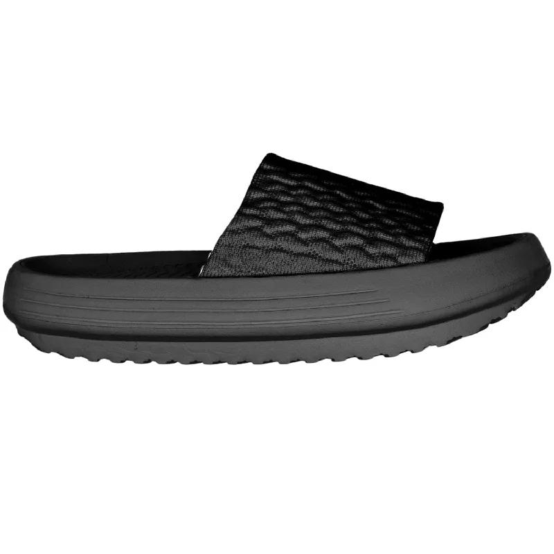 Men's leather sandals with an adjustable strapWomen's Woolloomooloo Camden Slide Jet Black Wool