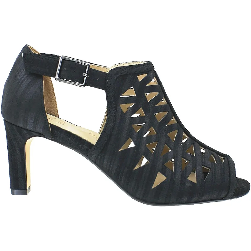 Men's sandals with a toe post designWomen's Ziera Secret Black Bilbao Leather