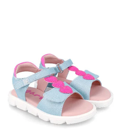Men's leather sandals with an adjustable strapAGATHA RUIZ PINK HEART SANDAL