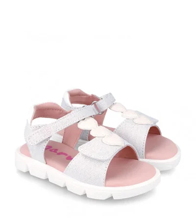Men's sandals with a pointed toe for a stylish lookAGATHA RUIZ WHITE HEARTS SANDAL