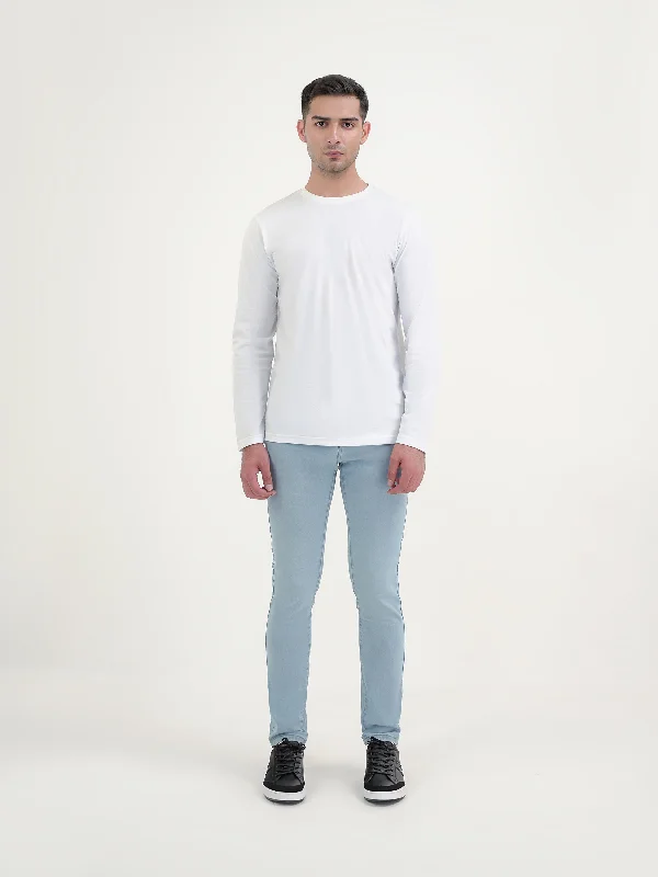 Men's sandals with a perforated leather upper for ventilation"ARAMIS" Casual Solid Regular T-Shirt