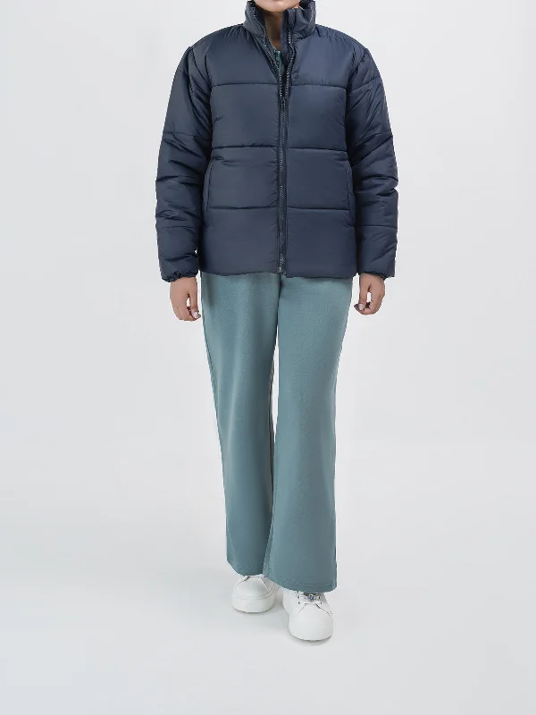 Men's sandals with a toe post design"CAPELLA" Zipper Warm Puffer Jacket