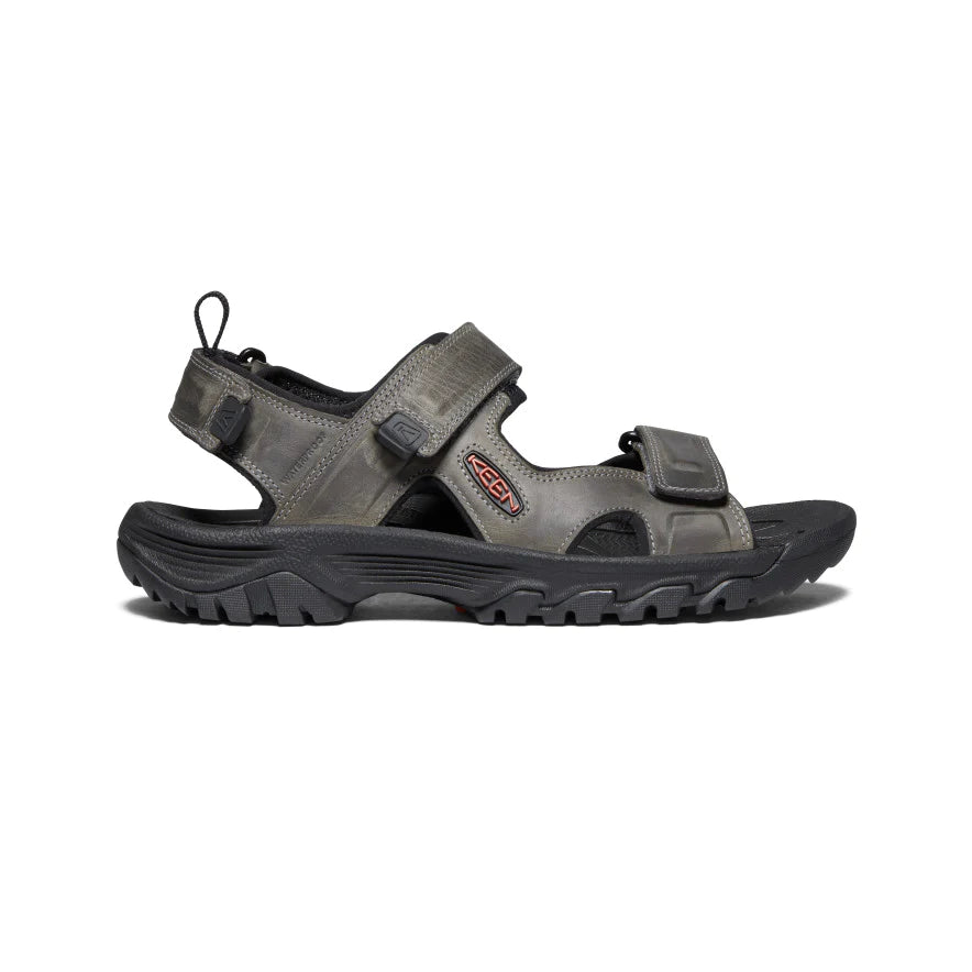Men's sandals with a decorative buckle or charmTarghee III Open Toe - Grey/Black