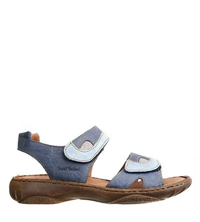 Men's sandals with a stretchy strap for a better fitJOSEF SEIBEL DEBRA BLUE