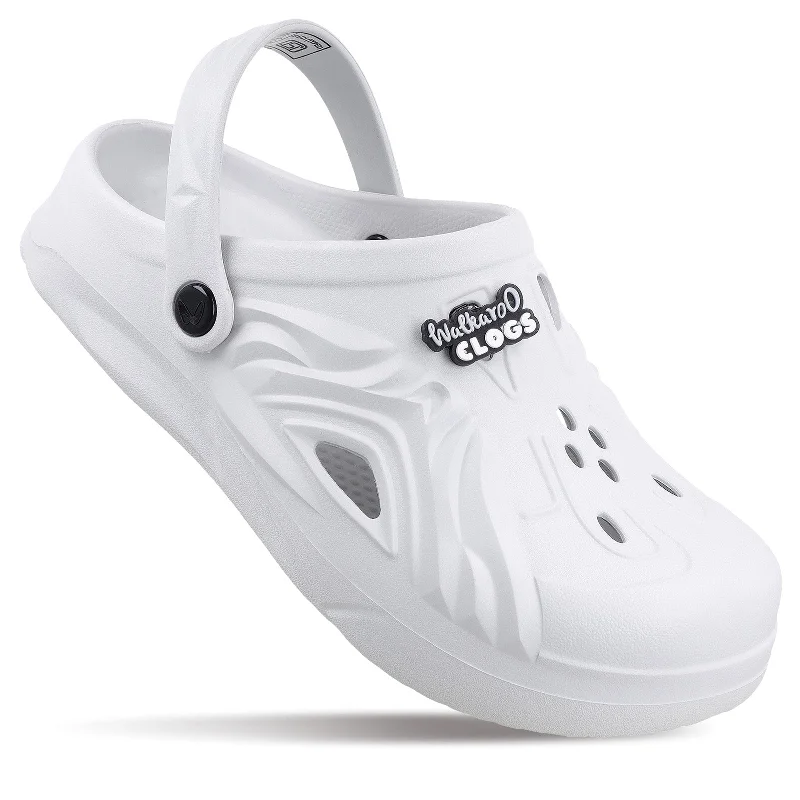 Men's sandals with a perforated leather upper for ventilationMen's Clogs - WC8771 Light Grey Men's sandals with a perforated leather upper for ventilationMen's Clogs - WC8771 Light Grey