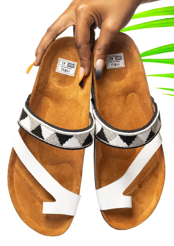 Men's sandals with a shock - absorbing insoleMikono Cork sandal Grey