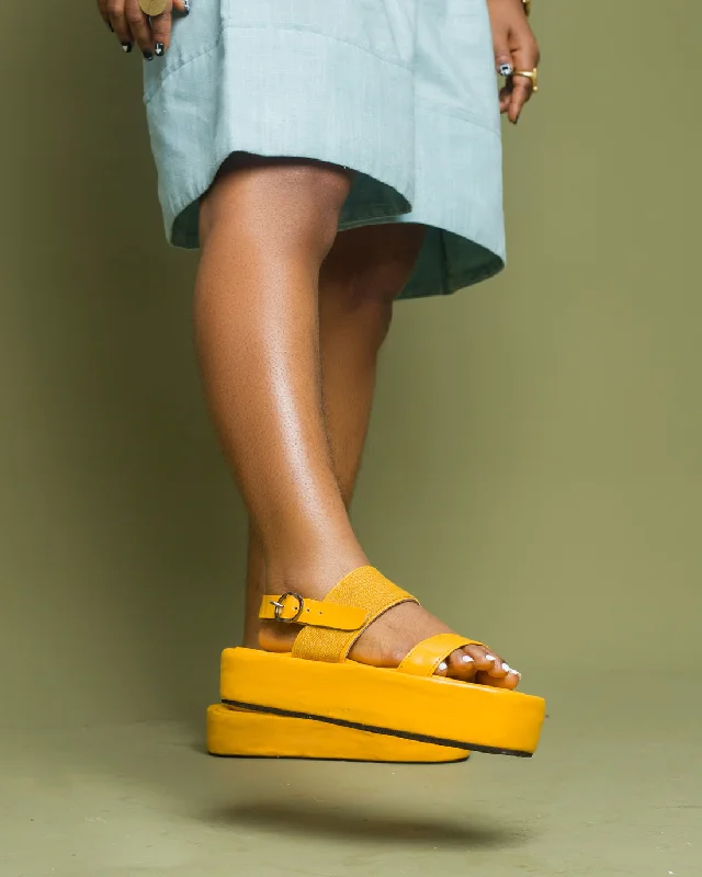 Men's sandals with a durable outer soleN.N.O Eruvwu Double Sole Sandals with two straps at the front, and one back