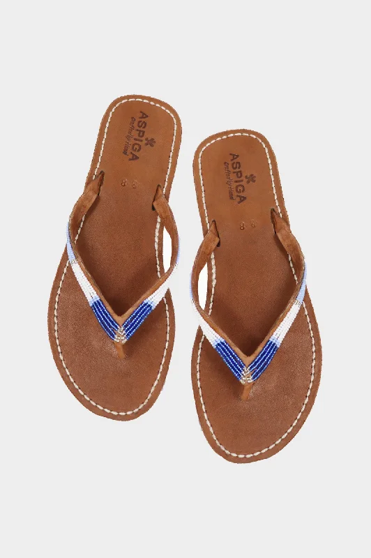 Men's sandals with a shock - absorbing insoleNaisha Soft Padded Sole Leather Sandals | Blue Metallics Men's sandals with a shock - absorbing insoleNaisha Soft Padded Sole Leather Sandals | Blue Metallics