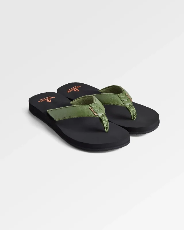 Men's sandals with a removable insole for cleaningSantos Flip Flop - Khaki