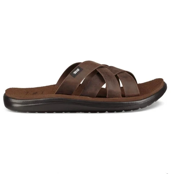 Men's sandals with a perforated leather upper for ventilationVoya Slide