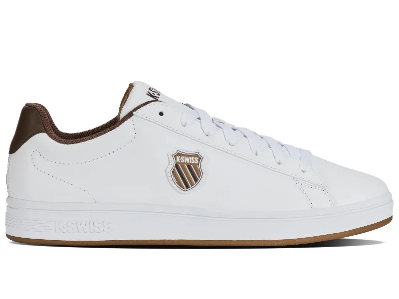 Men's sneaker boots with a mid - ankle height06599-919-M | COURT SHIELD | WHITE/TOASTED COCONUT/CHOCOLATE BROWN Men's sneaker boots with a mid - ankle height06599-919-M | COURT SHIELD | WHITE/TOASTED COCONUT/CHOCOLATE BROWN