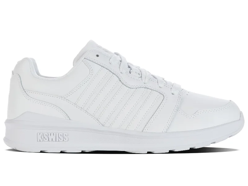 Men's casual leather sneakers with a distressed finish09078-998-M | RIVAL TRAINER | WHITE/WHITE/VAPOR BLUE Men's casual leather sneakers with a distressed finish09078-998-M | RIVAL TRAINER | WHITE/WHITE/VAPOR BLUE