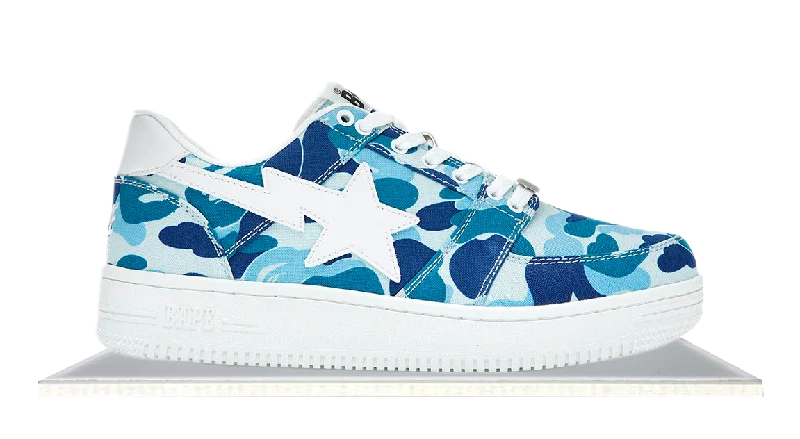 Men's lightweight training sneakers for CrossFit workoutsBape Sta Low Camo 20th Anniversary Blue