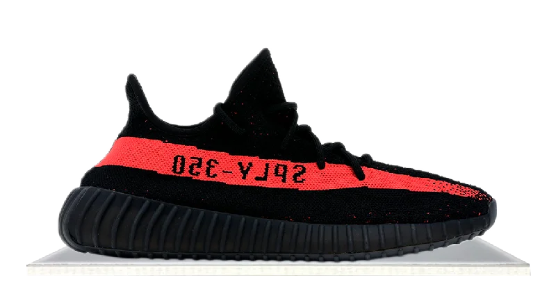 Men's low - top canvas sneakers with a floral printYeezy Boost 350 V2 Core Black Red