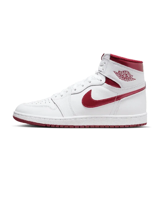 Men's slip - resistant sneakers for industrial workAir Jordan 1 Hi 85 - White / Team Red / White Men's slip - resistant sneakers for industrial workAir Jordan 1 Hi 85 - White / Team Red / White