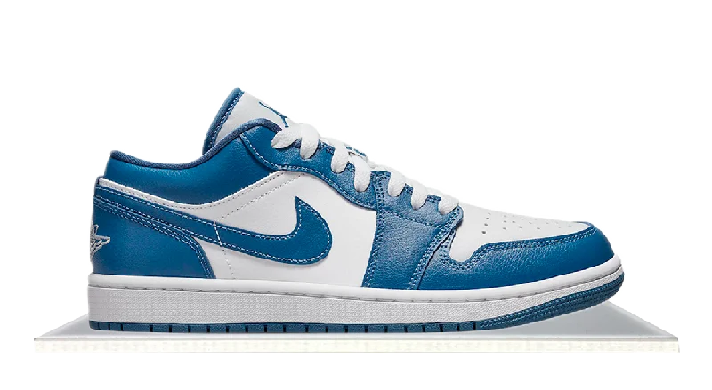 Men's high - end luxury sneakers with hand - stitched detailsAir Jordan 1 Low Marina Blue