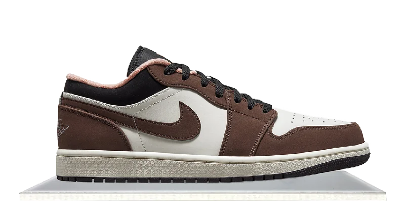 Men's adjustable - strap sneakers for a customized fitAir Jordan 1 Low Mocha