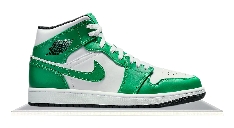Men's shock - absorbing trail running sneakersAir Jordan 1 Mid Lucky Green
