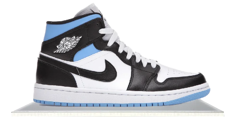Men's performance - driven running sneakers for marathonsAir Jordan 1 Mid UNC Blue Black White Men's performance - driven running sneakers for marathonsAir Jordan 1 Mid UNC Blue Black White