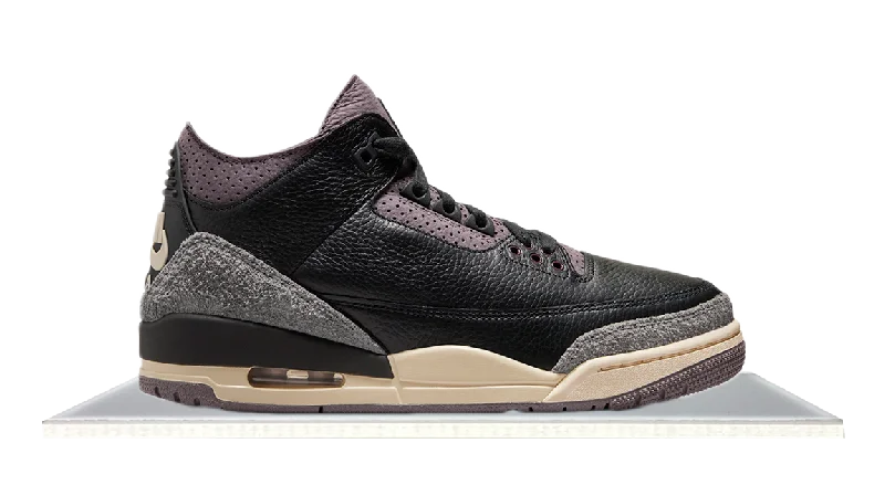 Men's hiking sneakers with a high - traction soleAir Jordan 3 A Ma Maniére Black Violet Ore Men's hiking sneakers with a high - traction soleAir Jordan 3 A Ma Maniére Black Violet Ore