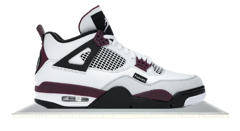 Men's breathable mesh running sneakers with reflective detailsAir Jordan 4 PSG