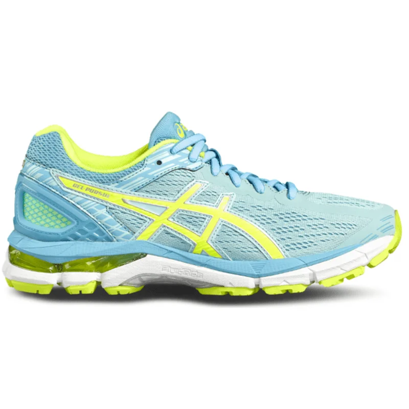 Men's soccer - inspired sneakers with a studded soleWomen’s Asics Gel-Pursue 3 ‘Aqua Splash/Safety Yellow/Aquariam’ Men's soccer - inspired sneakers with a studded soleWomen’s Asics Gel-Pursue 3 ‘Aqua Splash/Safety Yellow/Aquariam’