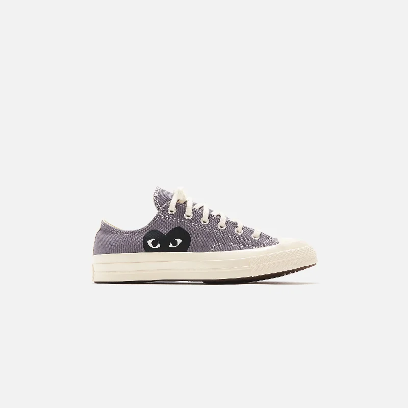 Men's tennis sneakers with a non - slip outsoleCDG Pocket x Converse Chuck 70 - Ox Steel Gray Men's tennis sneakers with a non - slip outsoleCDG Pocket x Converse Chuck 70 - Ox Steel Gray
