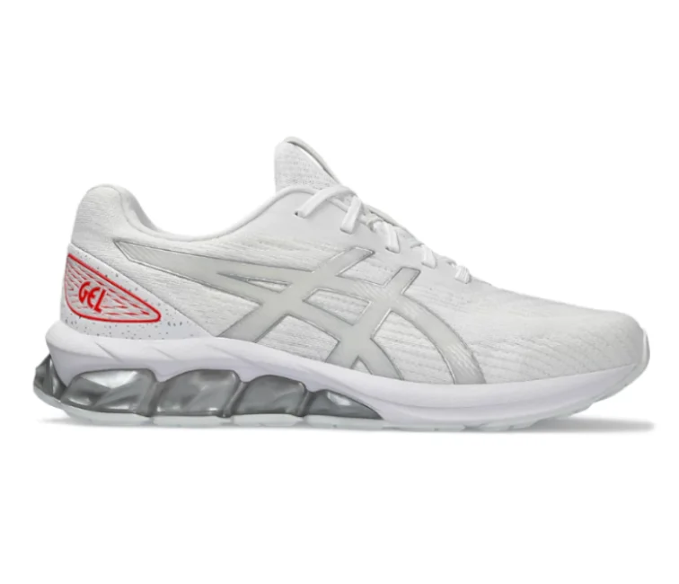Men's gray mesh sneakers for breathability during workoutsMen's Asics Gel-Quantum 180 7 (White/Pure Silver) Men's gray mesh sneakers for breathability during workoutsMen's Asics Gel-Quantum 180 7 (White/Pure Silver)