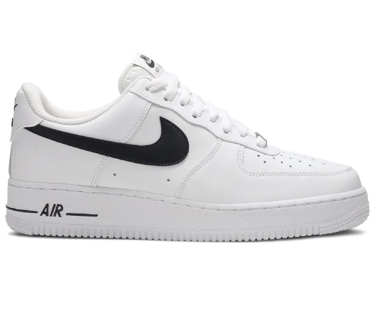 Men's skateboarding sneakers with a vulcanized soleMen's Nike Air Force 1 Low (White Black) Men's skateboarding sneakers with a vulcanized soleMen's Nike Air Force 1 Low (White Black)