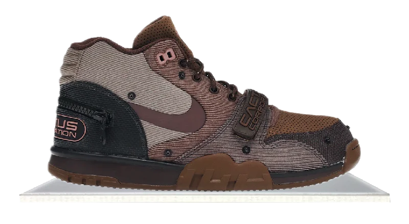 Men's leather - and - mesh combination sneakers for style and functionAir Trainer 1 SP x Travis Scott "Wheat" Men's leather - and - mesh combination sneakers for style and functionAir Trainer 1 SP x Travis Scott "Wheat"