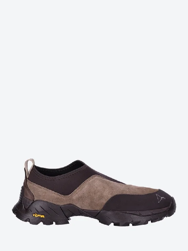 Men's leather - and - mesh combination sneakers for style and functionSlip on sneakers Men's leather - and - mesh combination sneakers for style and functionSlip on sneakers