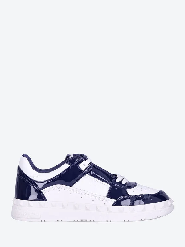 Men's skateboarding sneakers with a vulcanized soleFreedots leather sneakers